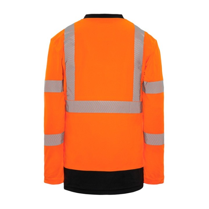 T-SHIRT HV 100% POLY ML CLASSE 3 UPF 40+ HELIUM