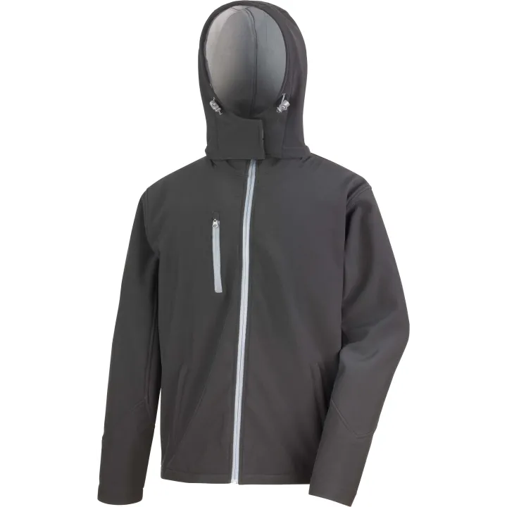 VESTE SOFTSHELL AVEC CAPUCHE AMOVIBLE R230M