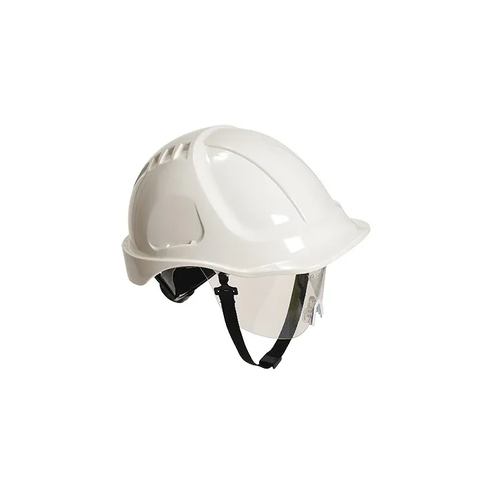 CASQUE AVEC VISIERE SERRAGE CREMAILLERE PW54 PORT